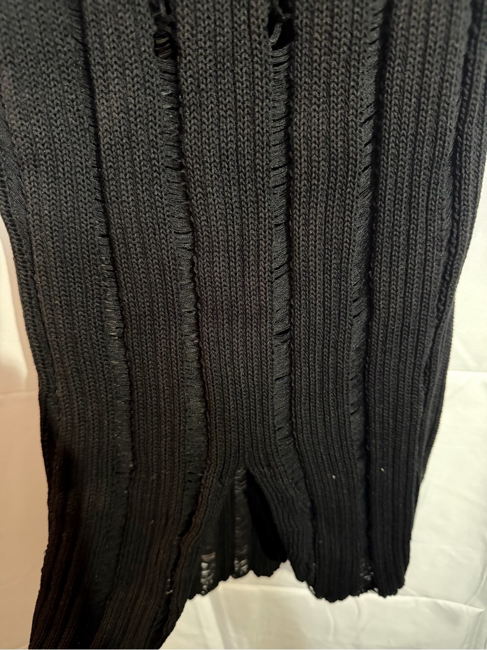 Fashion Nova Black Ribbed Long Sleeve Maxi - Picture 5 of 6